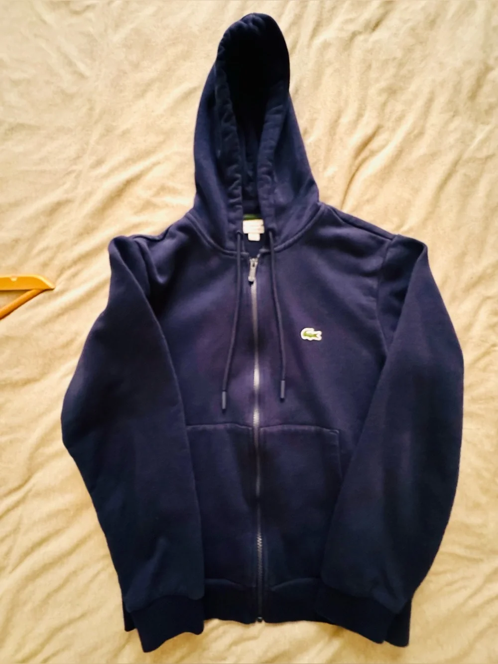 Lacoste Men's Dark Navy Full-Zip Hoodie unisex